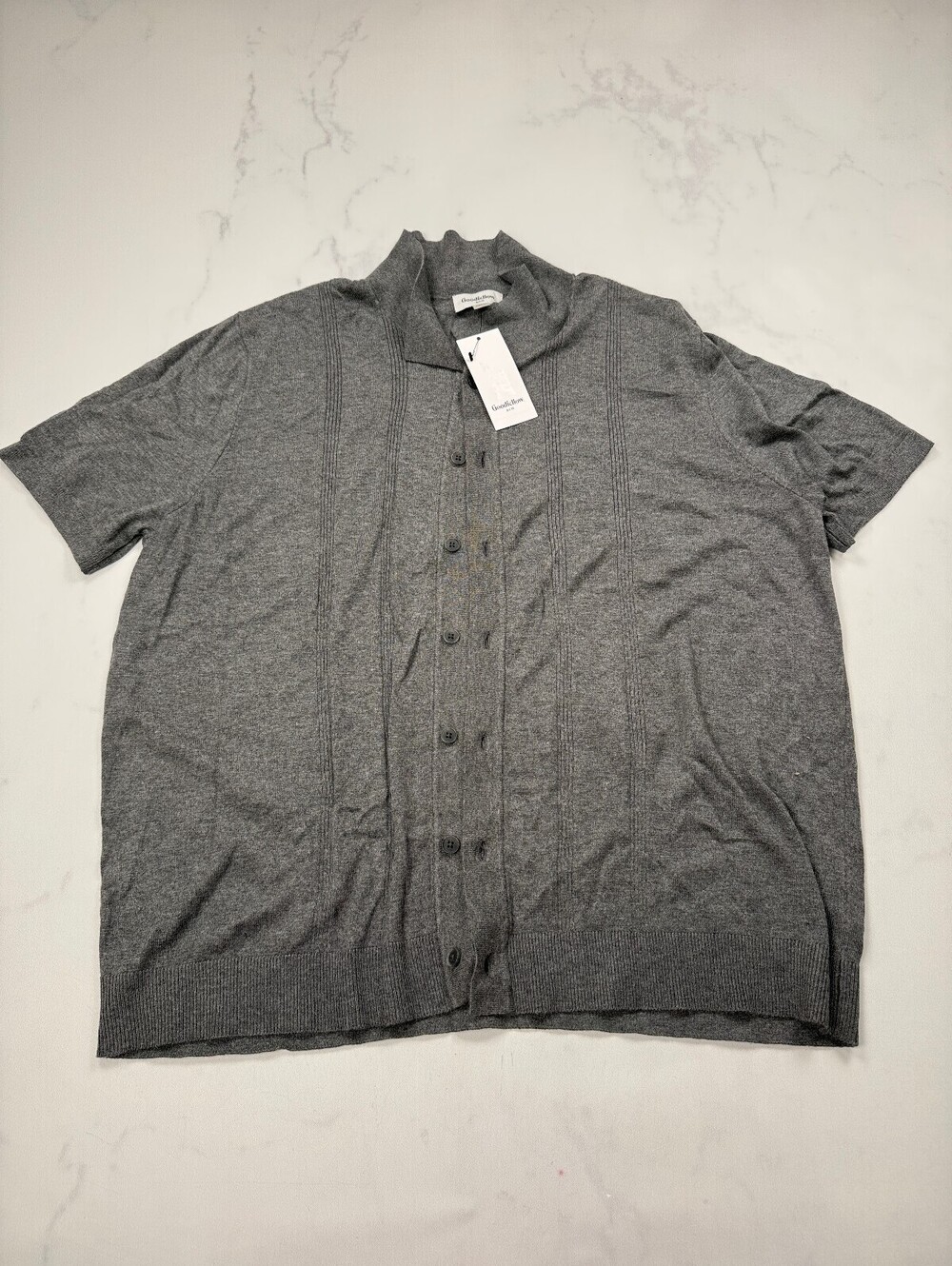 Goodfellow & Co Sweater Cardigan Gray Modern Classic Style - Mens XL